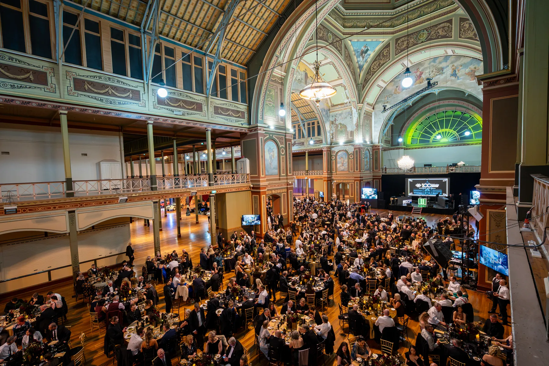 The Penrite gala dinner in an ornate hall